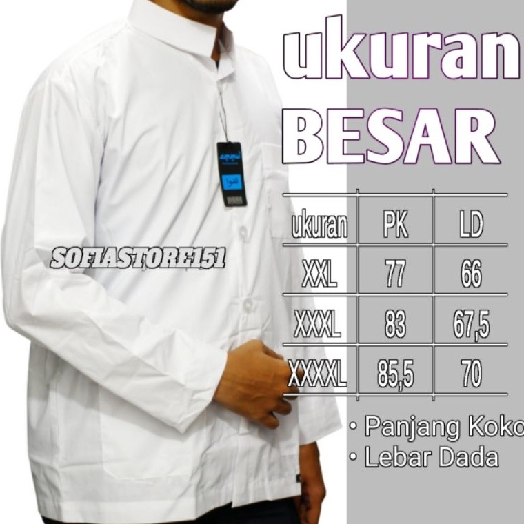 Tidak Diragukan BAJU KOKO AMMU UKURAN BESAR  KOKO JUMBO  KOKO AMMU XXL XXXL XXXXL