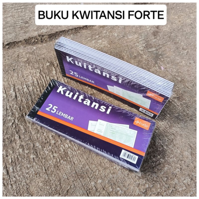 

1 Pak Buku Kwitansi Kecil Forte Isi 10 Buku