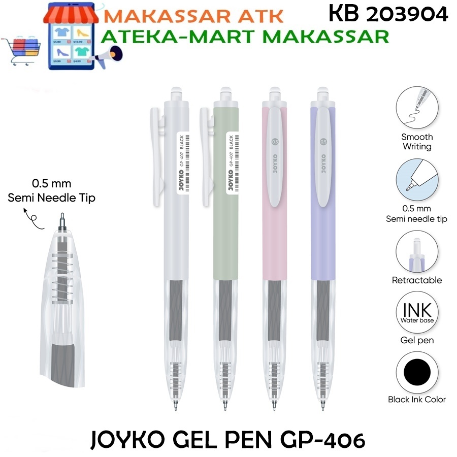 

[PCS] JOYKO GEL PEN GP-407 GEL KLIP CETEK