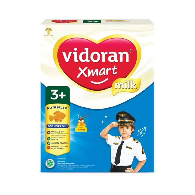 

Vidoran xmart 3+ susu pertumbuhan anak 3-5tahun 700g BOX