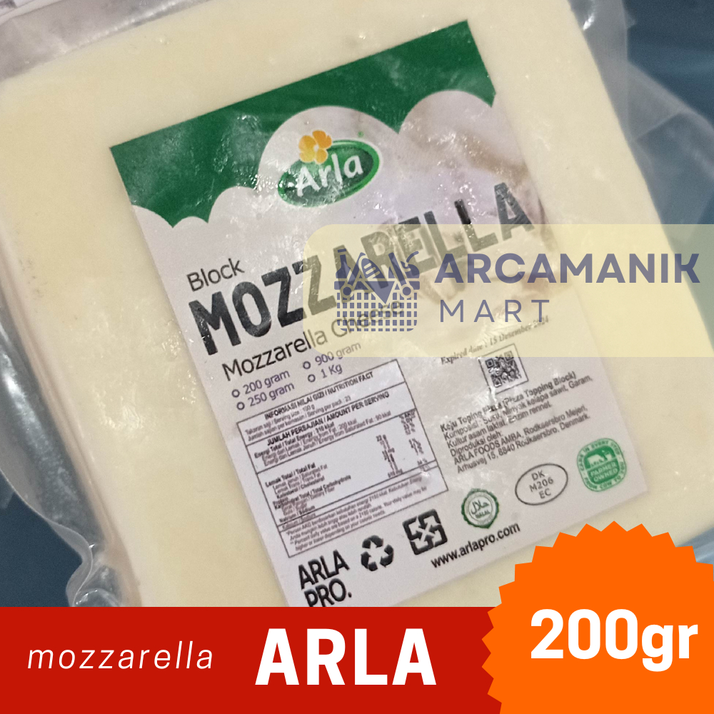

Arla toping Cheese 200gr - Keju Arla toping pizza
