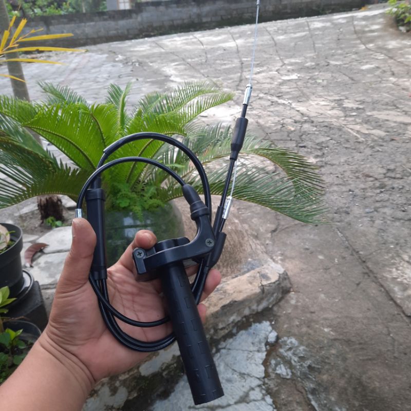 gas spontan ninja r,rr,ss yz kabel hitam 2 cabang/ gas spontan yz pnp ninja kabel hitam 2 cabang