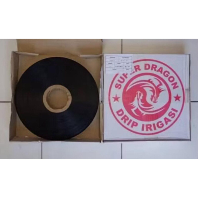 Selang irigasi selang drip 4 cm x 180 meter irigasi tetes ketebalan 0.15 selang 3/4 super dragon TAN