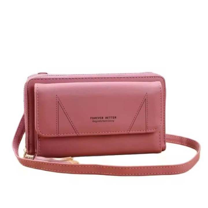 DOMPET 2 RUANG TERBARU/TAS WANITA HP/DOMPET  TALI PANJANG/TAS BAHU WANITA KEKINIAN ALA KOREA/