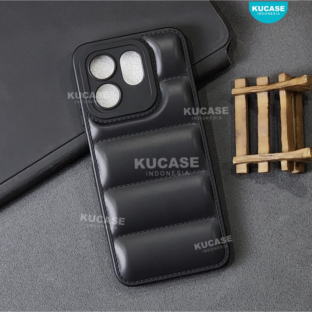 Infinix Smart 9 Infinix Smart 9 HD Case Macaron Black Motif Bantal Case Infinix Smart 9 Infinix Smar