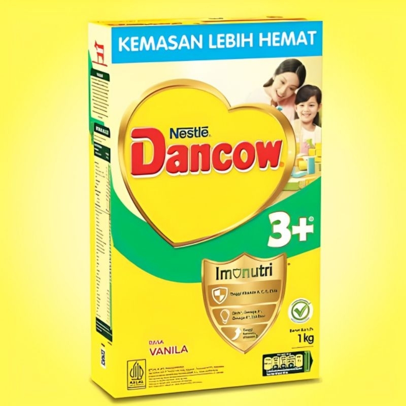 DANCOW 3+ 750Gr / 1000Gr Vanila & Madu