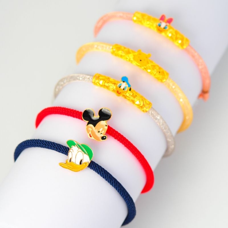Gelang Emas Fashion Charm Disney Pipo Krawang Karakter - Toko Emas Gadjah