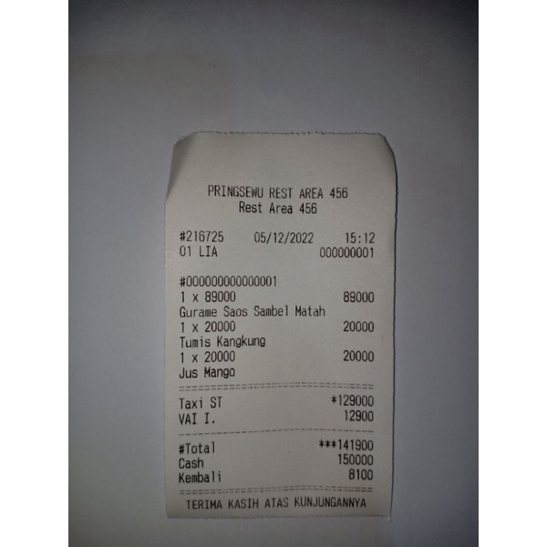 

Potongan Harga 2 Cetak Struk RestoTokoPRMNA Thermal 58mm