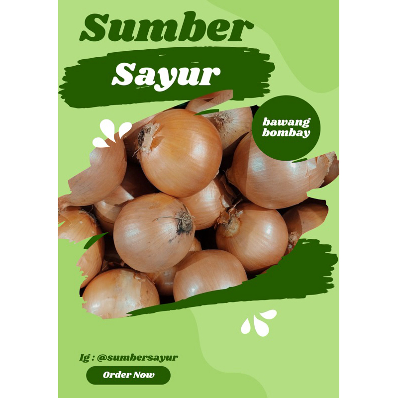 bawang bombay sumber sayur segar murah Makassar