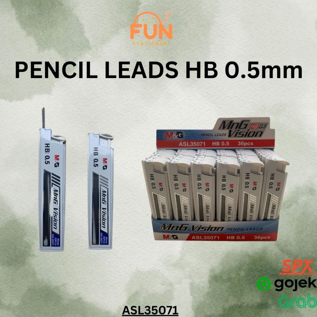 

ISI PENSIL / ISI PENCIL MURAH M&G PENCIL LEADS HB 0.5mm