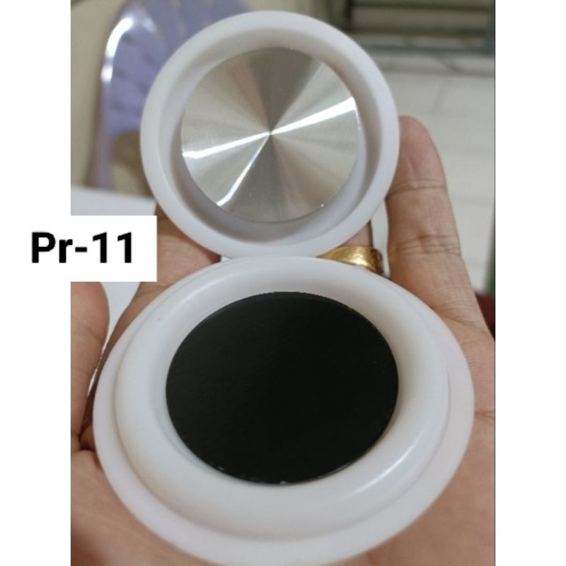 2pcs Pasif Radiator putih susu transparan 65mm