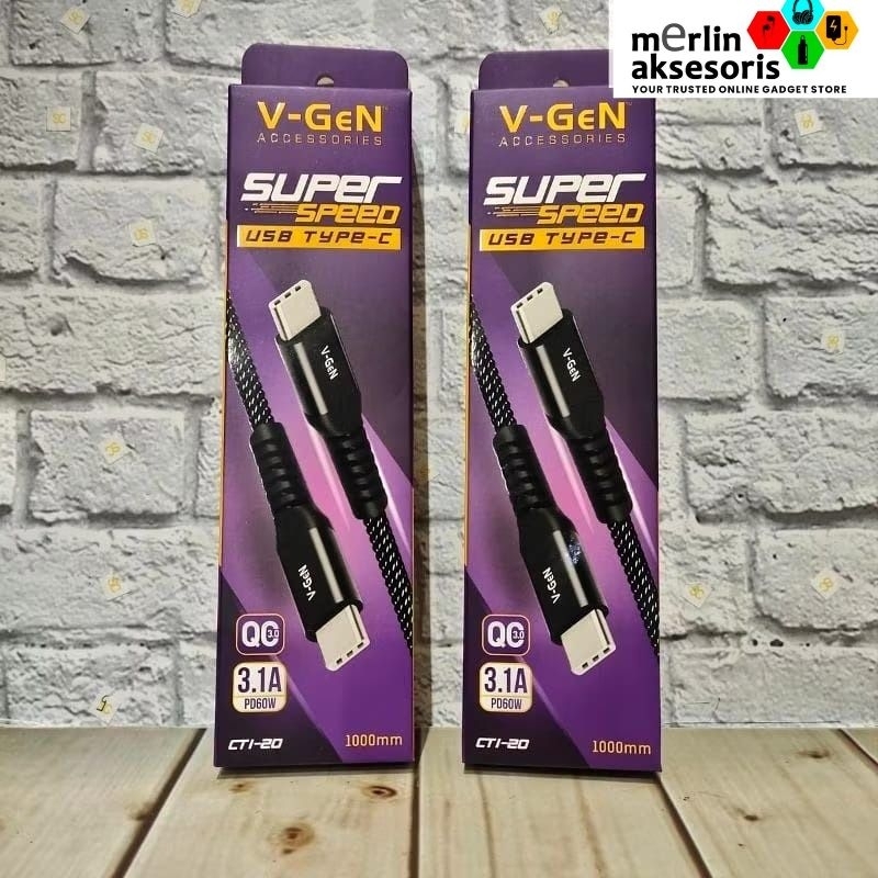 V-GEN CT1-20 Kabel C to C 1M