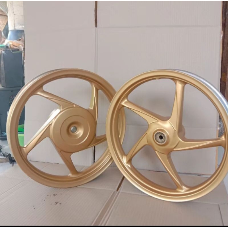 velg/pelek depan belakang Honda beat karbu/beat fi/scoopy fi/vario 110 karbu original