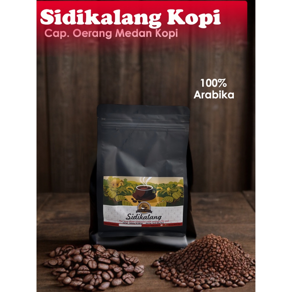 

Oerang Medan Kopi Sidikalang Arabica Murni Premium Tubruk Halus Grade tinggi