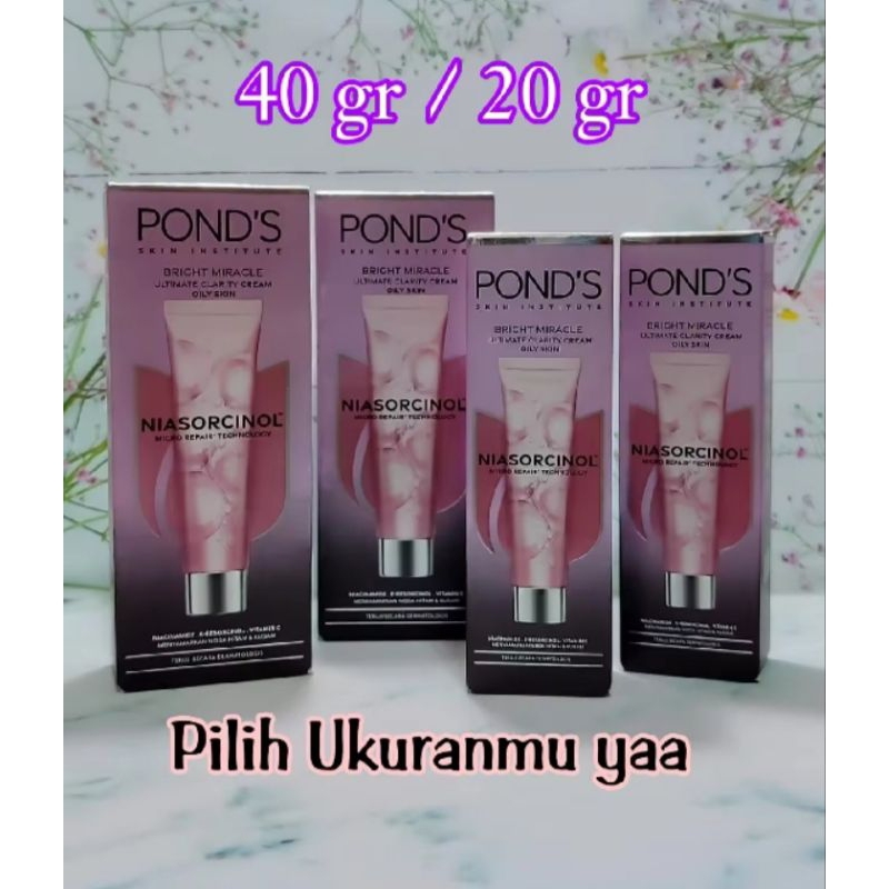 PONDS CREAM 20g & 40g || PELEMBAB MUKA HARIAN