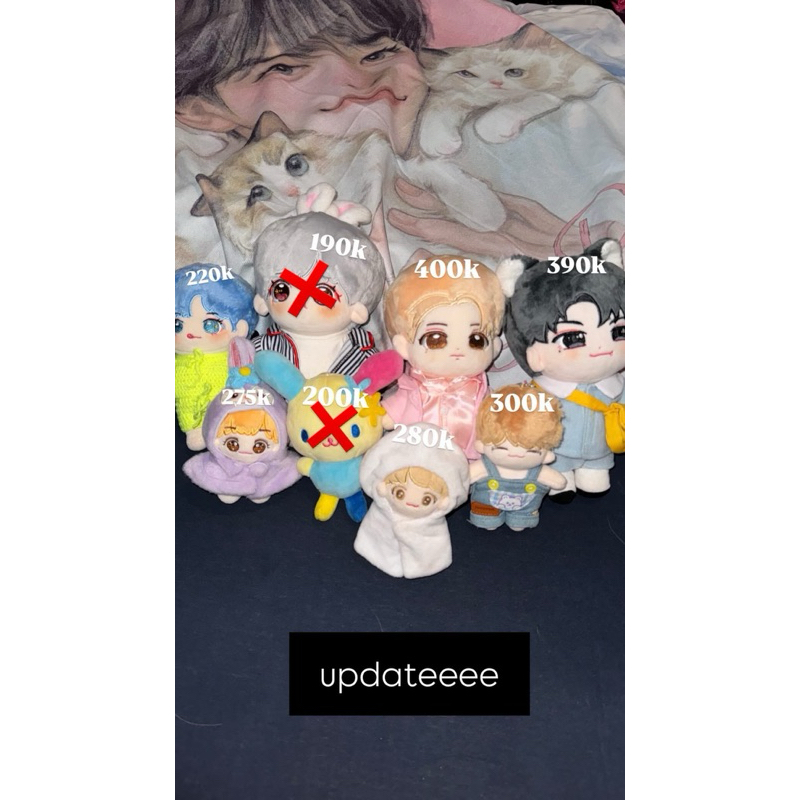 NCT DREAM jeno jaemin doll narrot, corn, crying na, jaemin bar 15cm 20cm