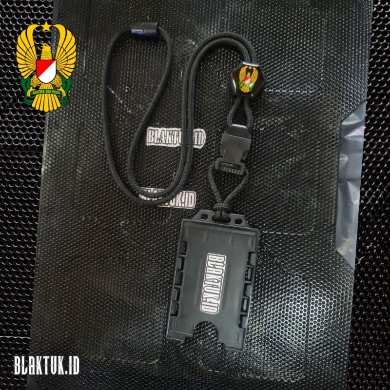 

Lanyard tactical holder id card Slide exagonal logo EKA PAKSI