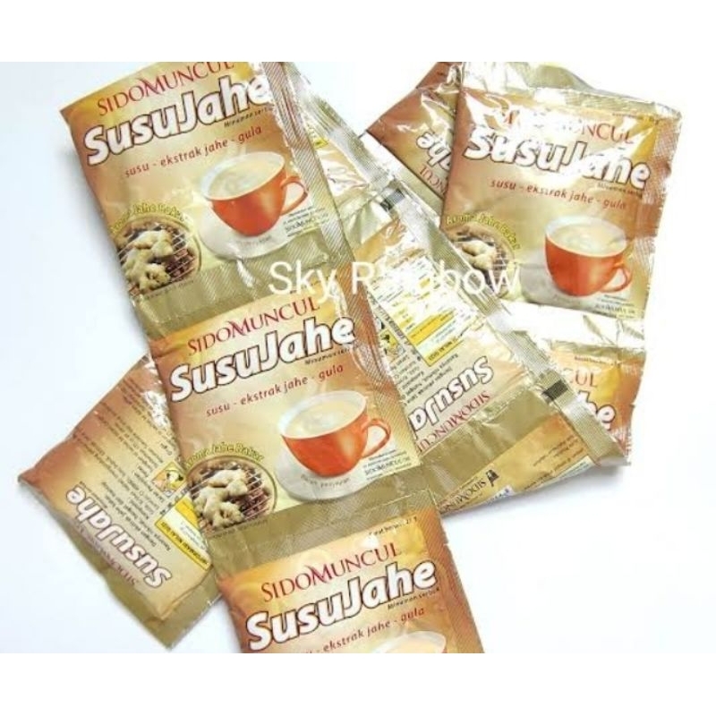 

sidomuncul susu jahe 1renceng isi 10