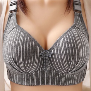 KODE M43K Bh Bra Wanita Bh Jumbo tanpa kawat Bh busa tipis cup besar kait 4 Bra Big Size B95