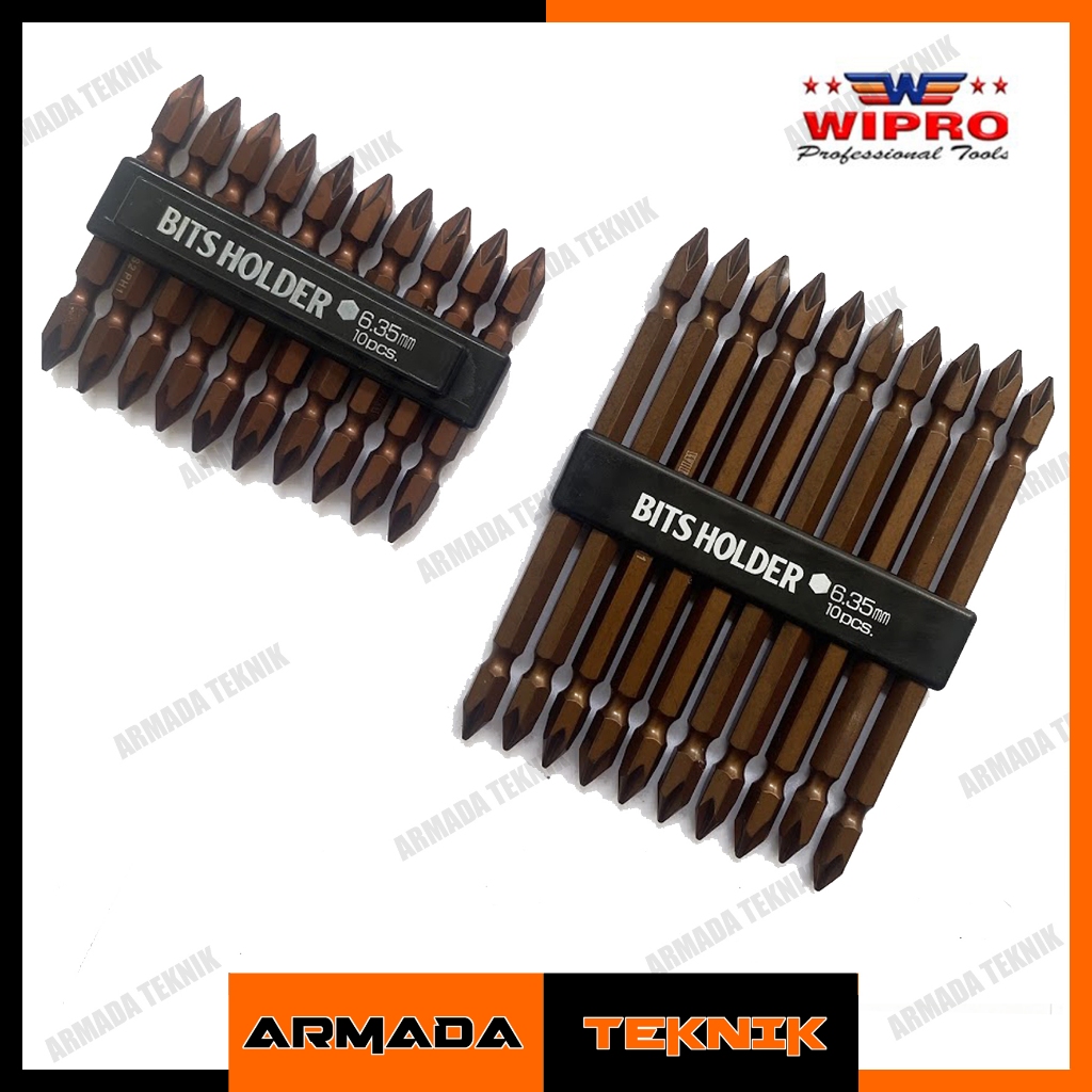 Wipro Mata Obeng Angin Plus Panjang Pendek PH1 PH2 65 110