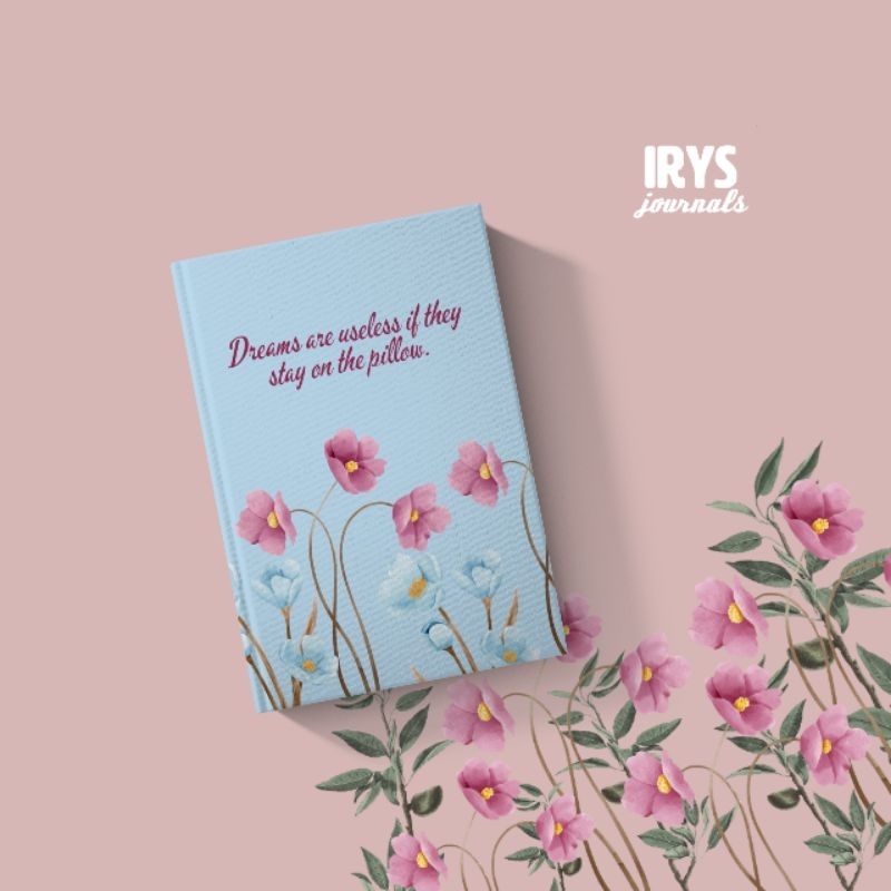 

IRYS feelingblue | Notebook Design Hardcover A5 | Custom Words/Nama