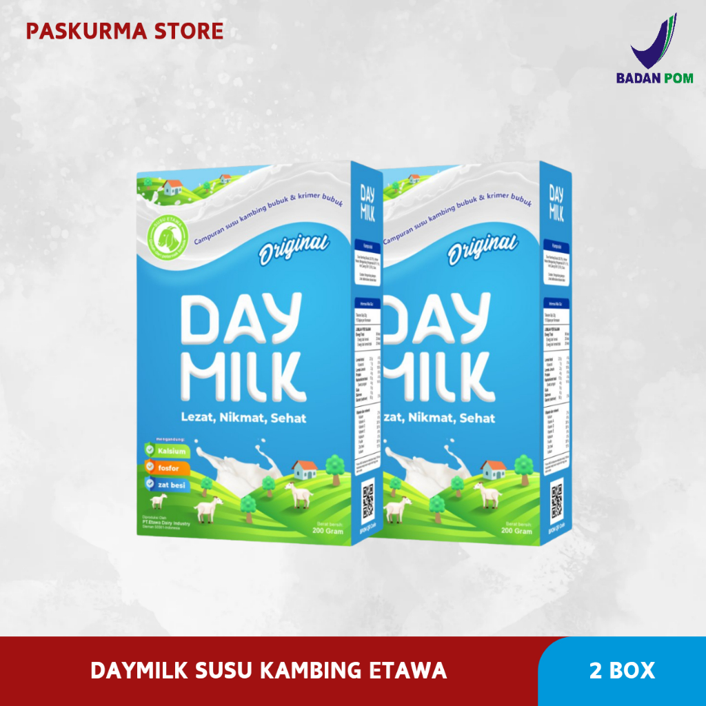 

2 BOX DAYMILK SUSU KAMBING ETAWA