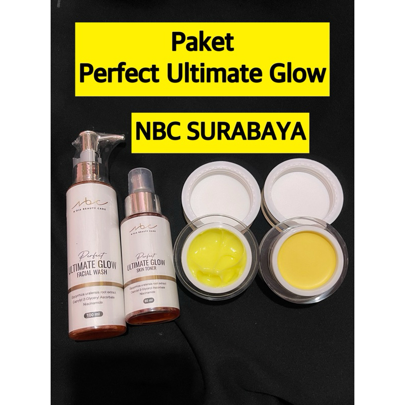 NBC paket Perfect Ultimate Glow/ NBC paket super glowing / ndiabeautycare / nbcskincare / toner extr