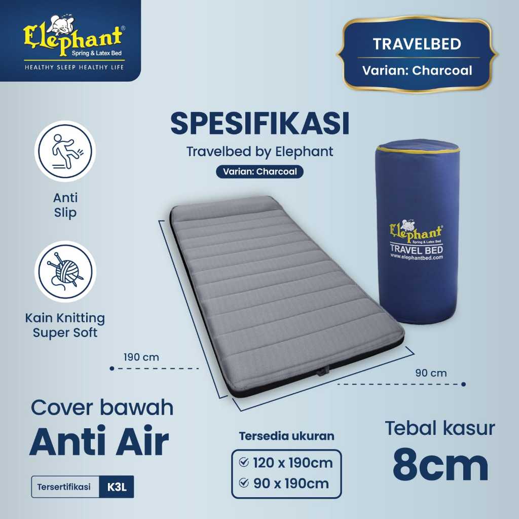 Elephant Kasur Lantai Gulung Travel Bed Gandhi 120cm dan 90cm