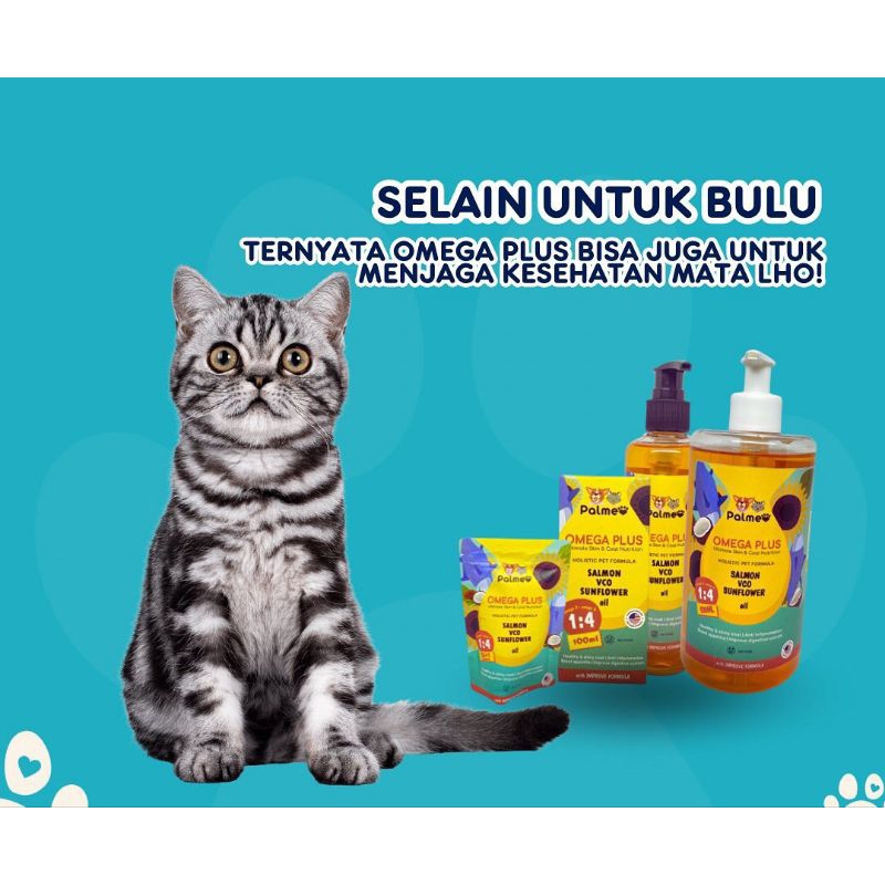 Palmeo Omega Plus Salmon Oil - Minyak Ikan Vitamin Kucing