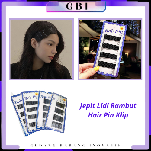 GBI Jepit Lidi Rambut Hair Pin Klip Penata Rambut Bob Pin Jepitan Slip Sanggul Lidi Anti Karat Tebal