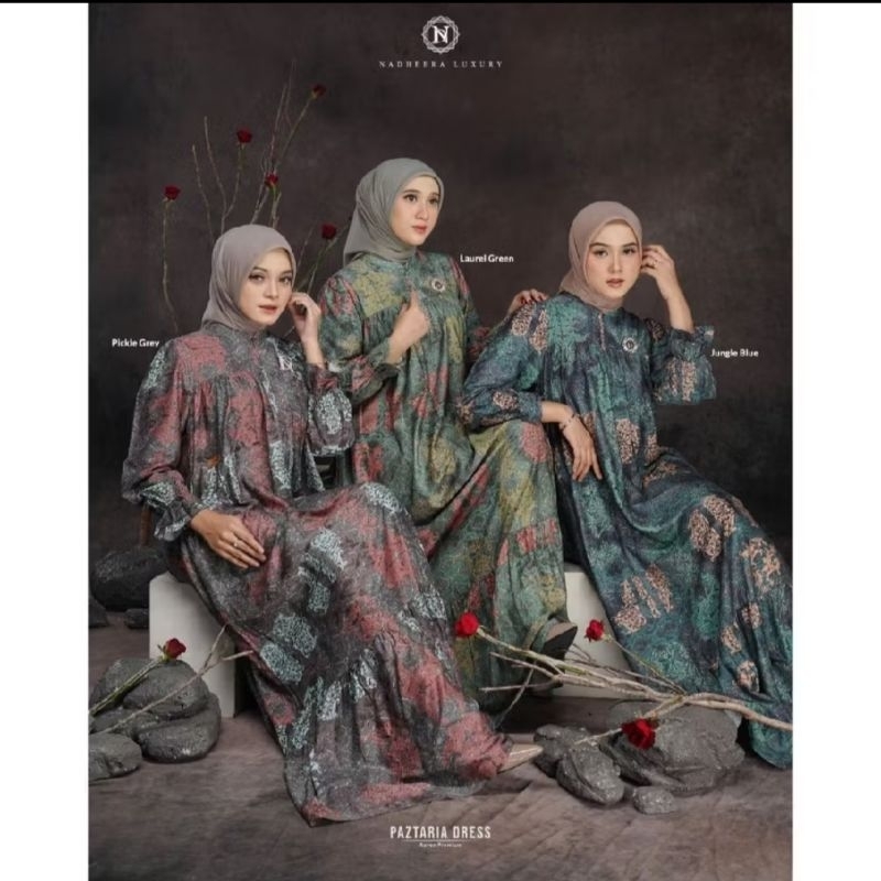 PAZTARIA DRESS BY NADHERA LUXURY/GAMIS KONDANGAN/NADHERA ORIGINAL