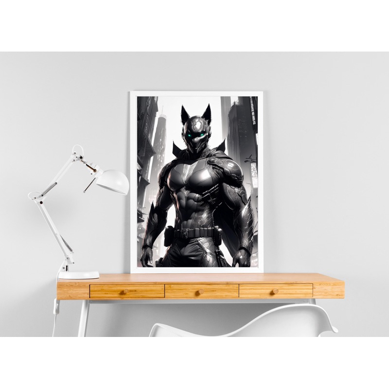 

Printable Art Print Superhero Bat1 Concept