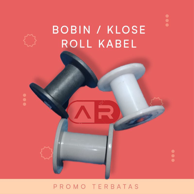 tempat gulungan kabel /bobbin kabel, tali, benang