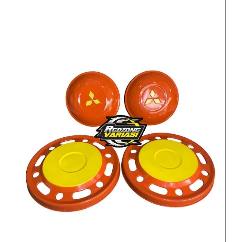 (4Biji) Wildop Couple set ring donat Adiputro bulat oval Bahan Plat Besi canter truck dan lainnya