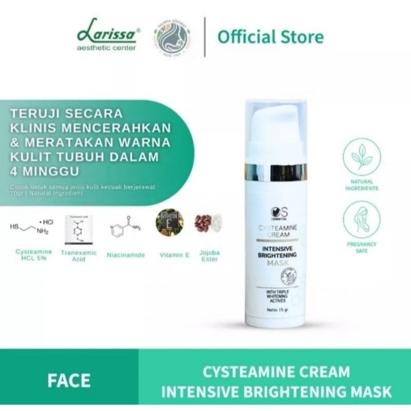 Cysteamine Cream Intensive Brightening Mask
