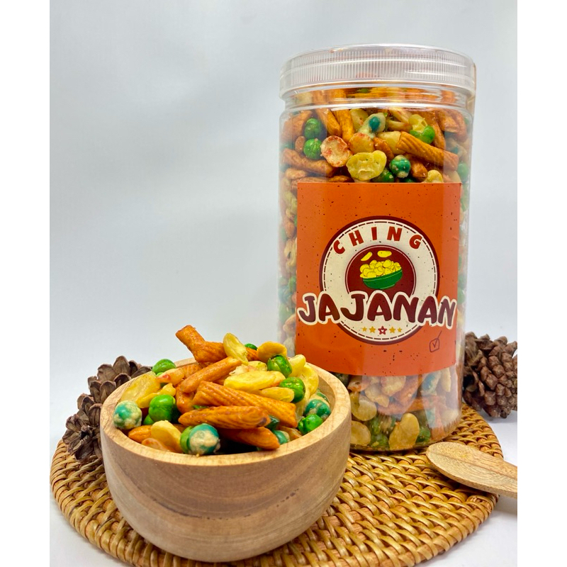 

Toples Camilan 1000ML Kacang Mix Nut Murah 400GR