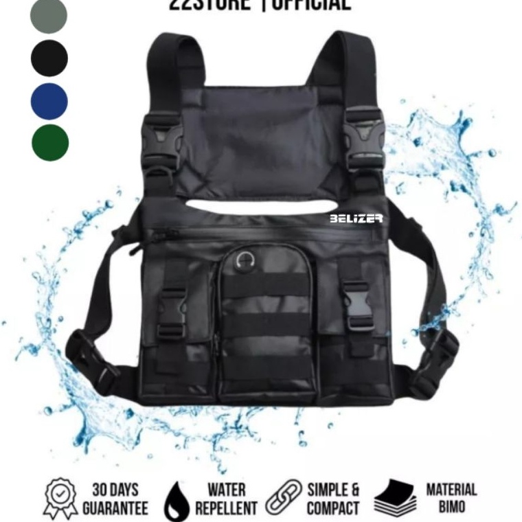 KODE O3A Chest Bag Tas Dada Rompi Asli Anti Air Original Baepack Tas Pelindung dada Grab Tas Rompi S