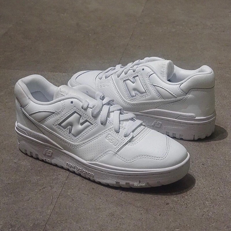New Balance 550 Triple White Original Resmi