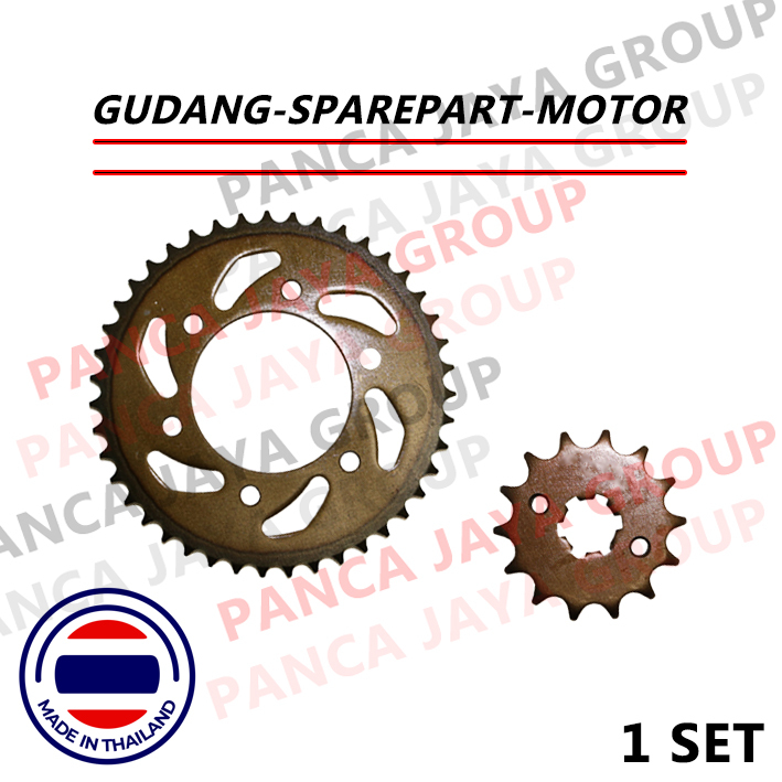 GEAR GIR SET DEPAN BELAKANG MINERVA XROAD150 XROAD 150S 150-S