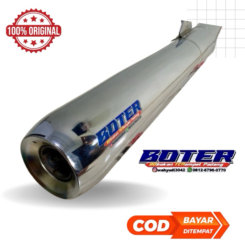 Tabung Knalpot Rx King Boter Bobokan Terompet Padang Bobokan Padang Rx-King Original dijamin Asli