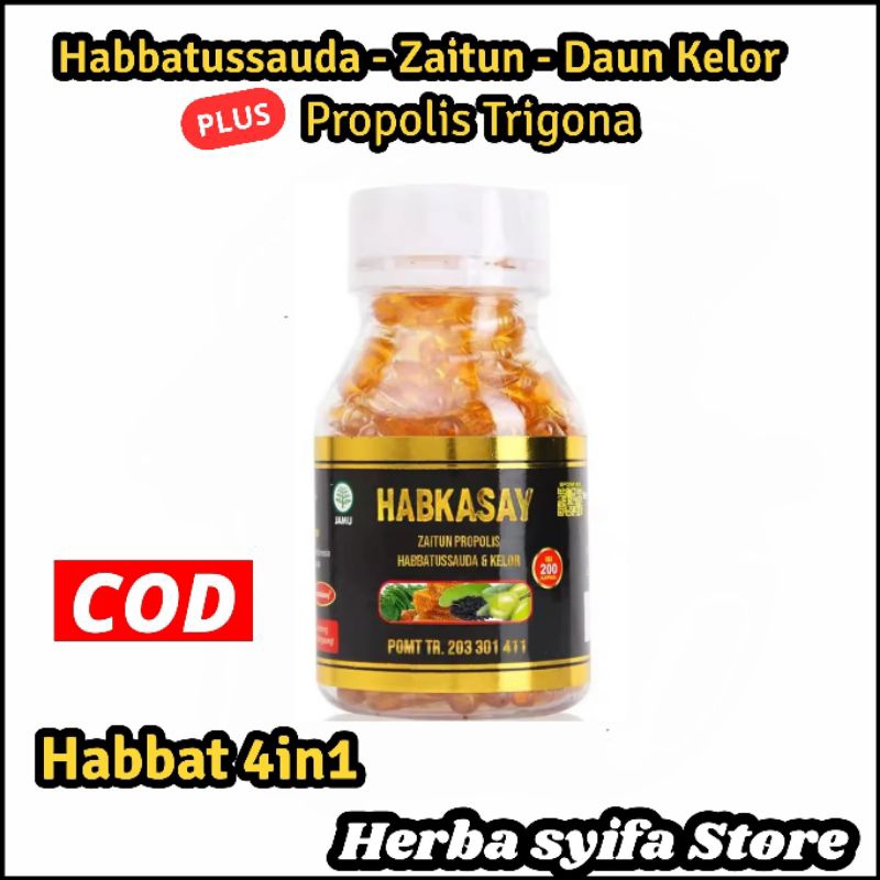 HABKASAY 200 KAPSUL - Habbat Trigona 4 in 1