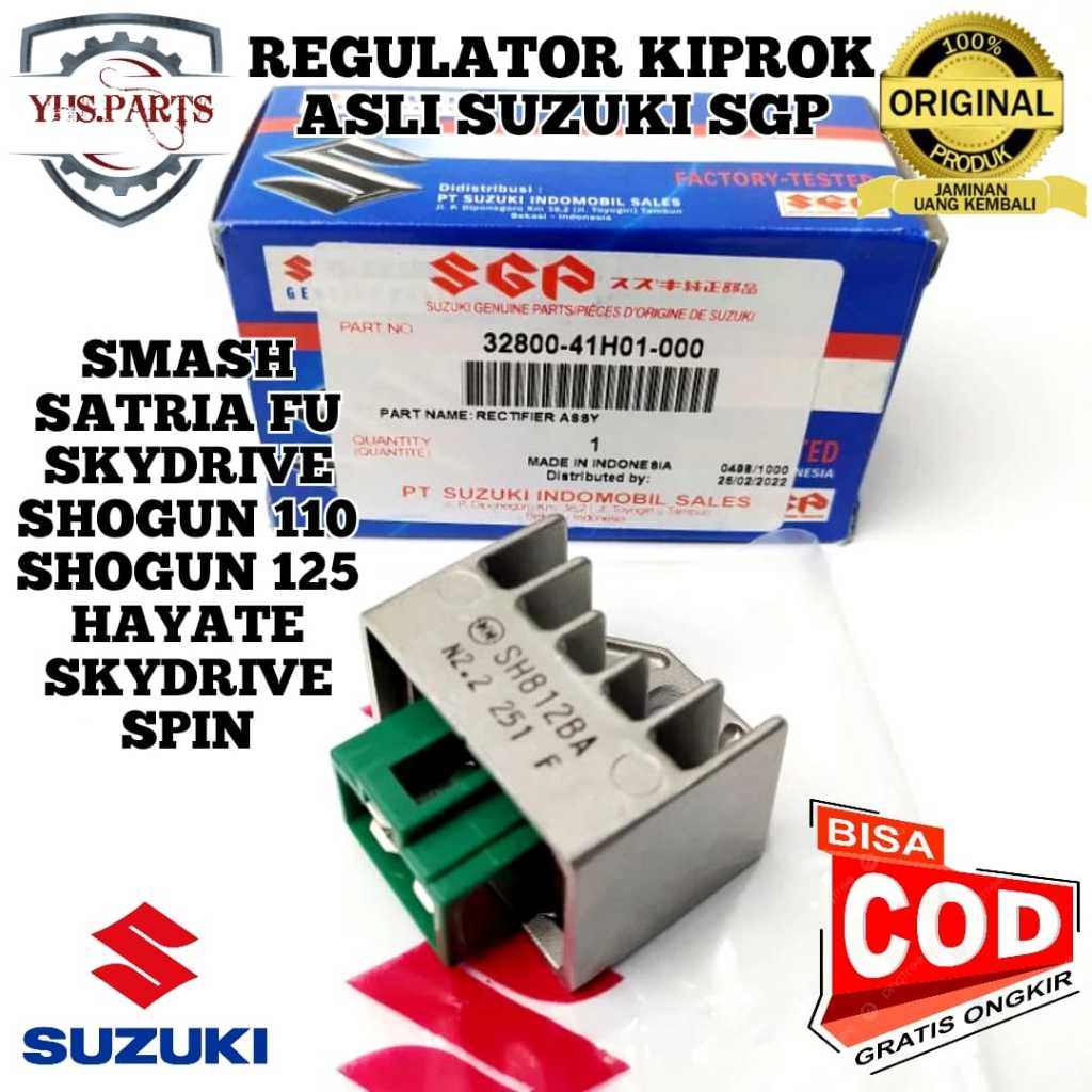 ASLI ORIGINAL REGULATOR KIPROK CIPROK SUZUKI SGP SMASH LAMA SHOGUN 110 125 SATRIA FU 150 HAYATE SPIN