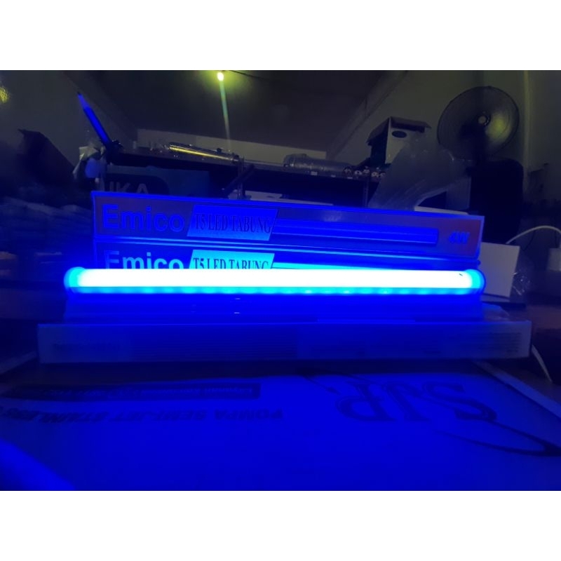 lampu biru T5 emico LED 4 watt pj 30cm