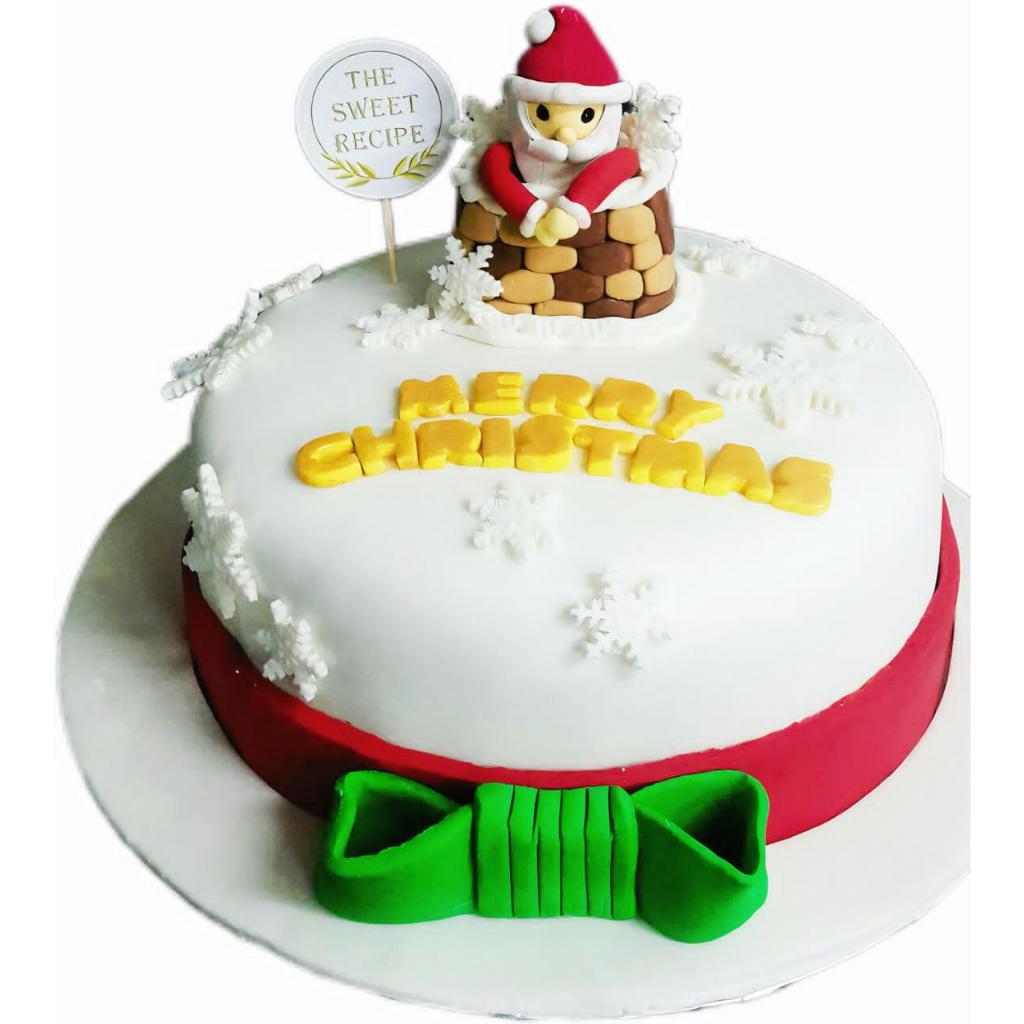 

Cake Classic White Santa