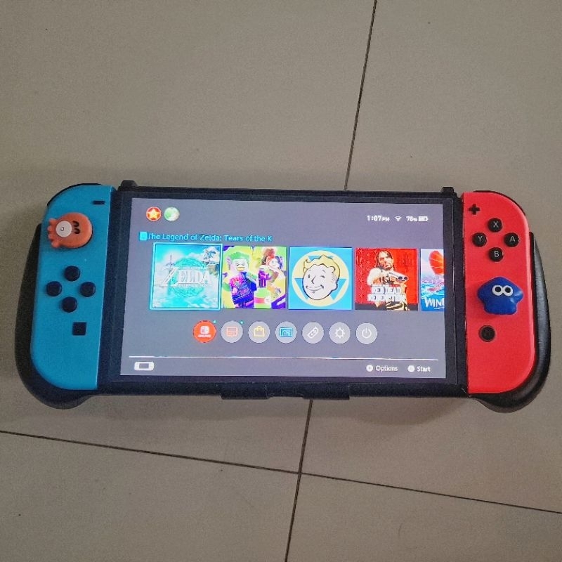 Nintendo Switch OLED Console Neon Set SECOND