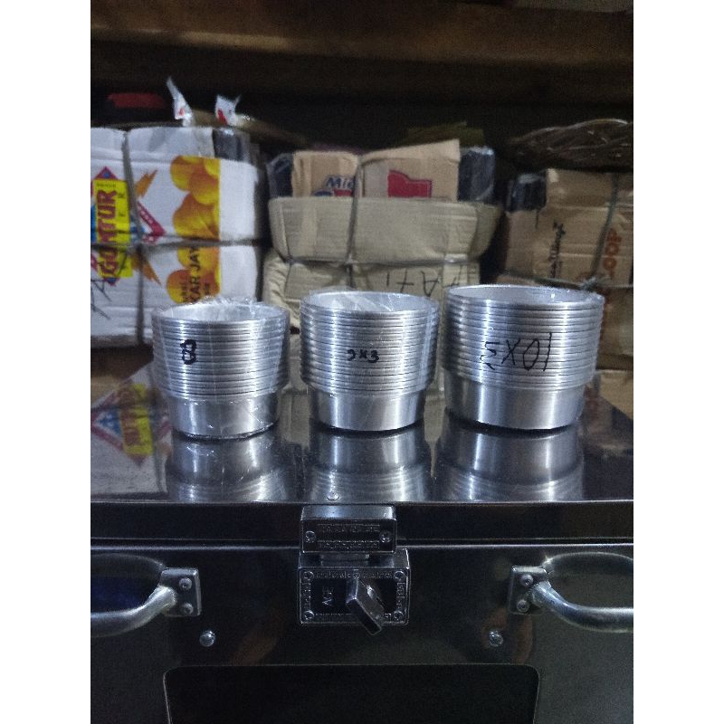 Loyang kue bulat 8cm 9cm 10cm Tinggi 3 cm Aluminium press tebal cetakan kue bolu mini