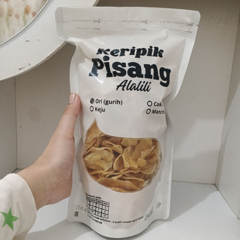 

~Alalili~ KERIPIK PISANG GURIH ASIN 250