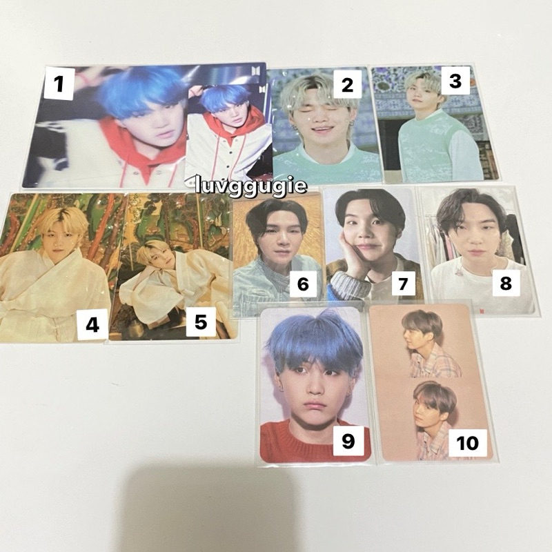 OFFICIAL PC MPC BTS SUGA YOONGI VINYL DDAY ALBUM