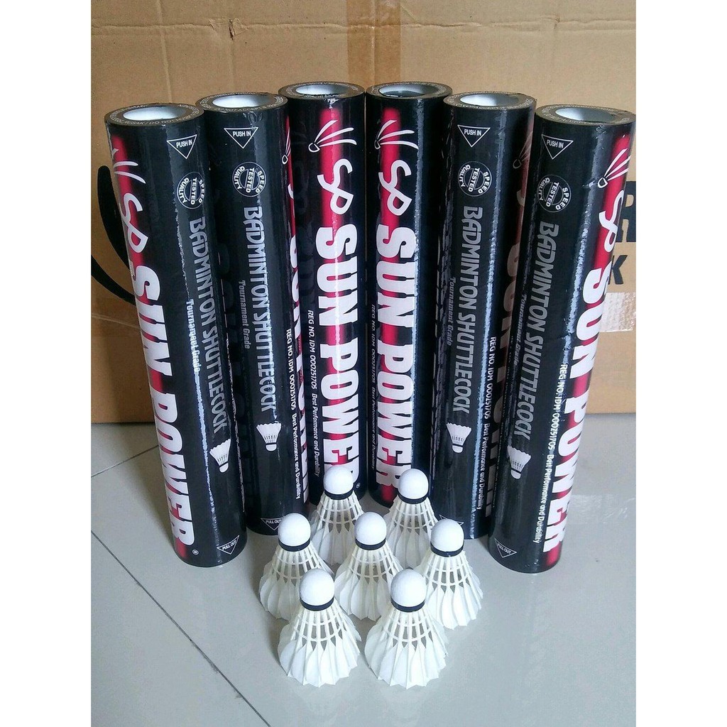 Shuttlecock Cock Badminton Bulutangkis SUN POWER SUNPOWER Original