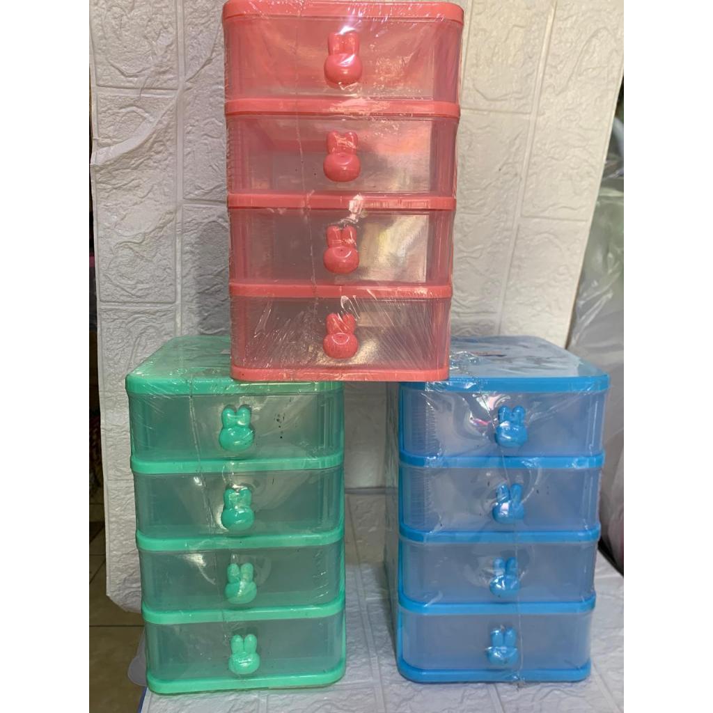 Mini Container Susun 3/ Rak Mini Susun 3/ Rak Mini Serbaguna/ Rak Laci Mini/ Rak Susun Plastik